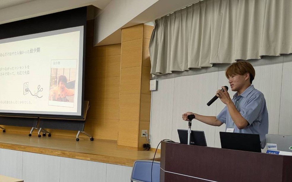 姫路東高校での講演の様子